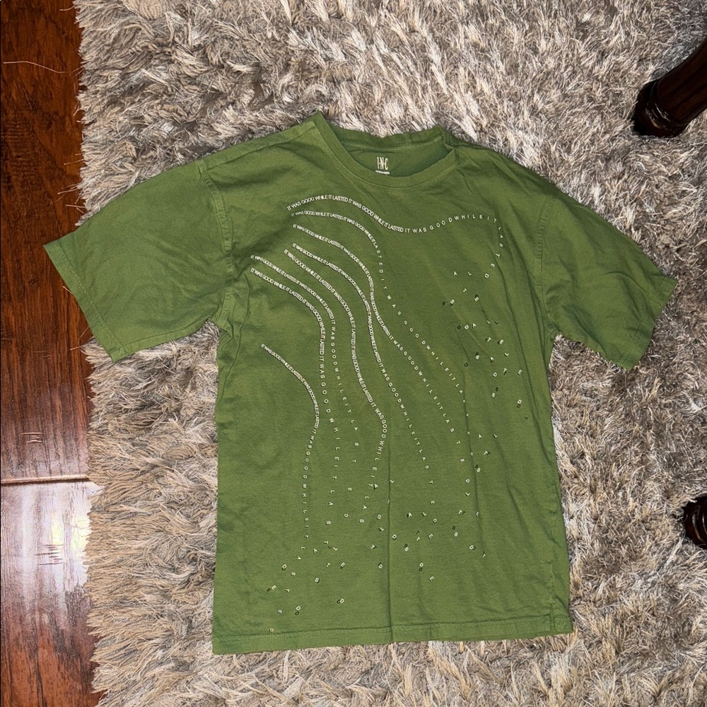 INC International Concepts Green Men’s T-Shirt Size XS